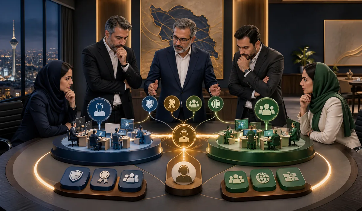 مدیران ایرانی در حال ارزیابی همکاری داخلی و برون‌سپاری مرکز تماس